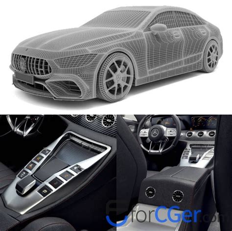 梅赛德斯奔驰mercedes Benz Amg Gt 63s（2015）汽车三维模型 Forcger 三维数字化设计分享平台