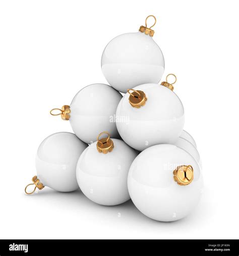 White Christmas ball Stock Photo - Alamy