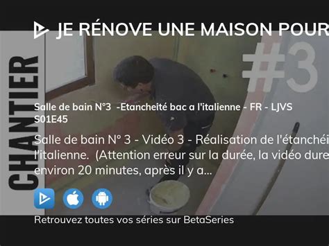 Où regarder Je rénove une maison pour notre famille LJVS saison 1