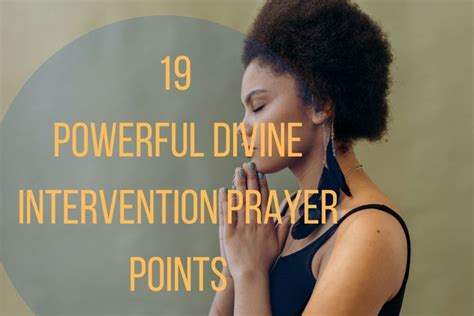 19 Powerful Divine Intervention Prayer Points Bible Verses Of The Day