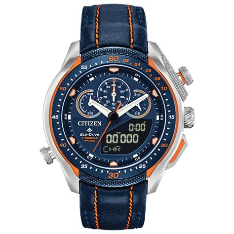 Citizen Eco Drive Promaster Sst Chronograph Blue Orange