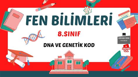 Lgs 8sinif Dna Ve Genetİk Kod Konu Anlatimi Fen Bİlİmlerİ Youtube