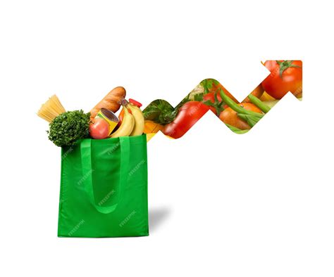 Premium Photo | Rising grocery prices and surging cost concept and the