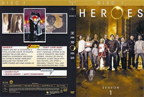 COVERS.BOX.SK ::: Heroes: Season 1 Disc 1 (2007) NOT RATED - high quality DVD / Blueray / Movie