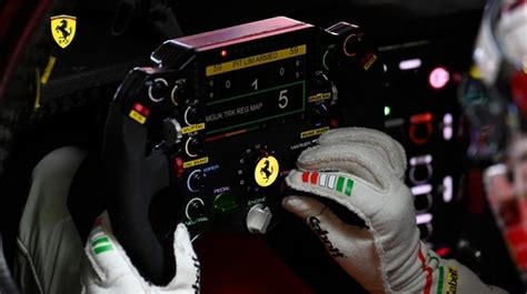 Ferrari Hypercar Tech Insight The Ferrari 499P Hypercar Steering Wheel