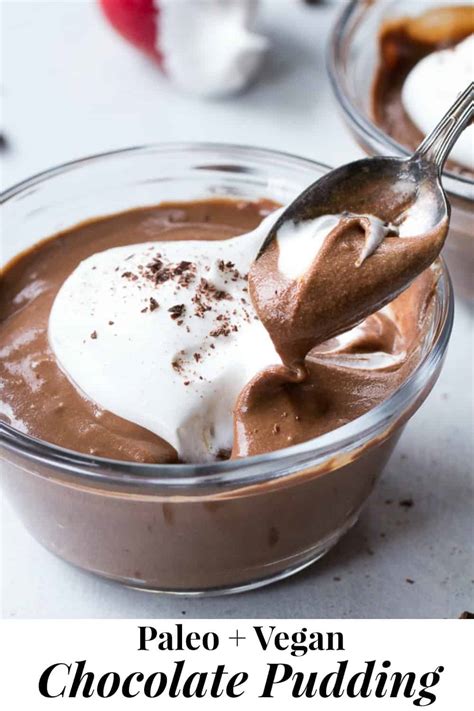 Easy Paleo And Vegan Chocolate Pudding Dairy Free The Paleo Running Momma