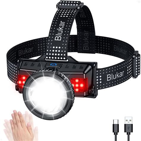 Blukar Head Torch Rechargeable Super Bright Lightweight Waterproof Led