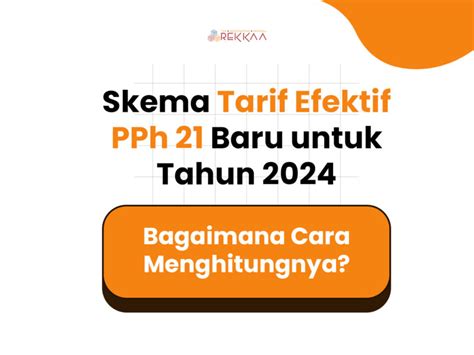 Tarif Efektif Pph Skema Terbaru Dan Contoh Perhitungan Rekkaa