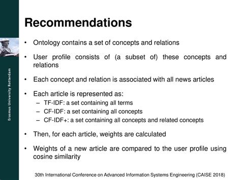 News Recommendation With Cf Idf Ppt Download