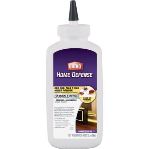 Ortho Home Defense 12 Oz Powder Bed Bug Flea Tick Killer 4389005 1