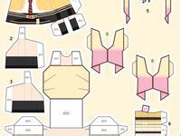 32 Pjsk Papercraft Ideas In 2023 Paper Doll Template Anime Paper