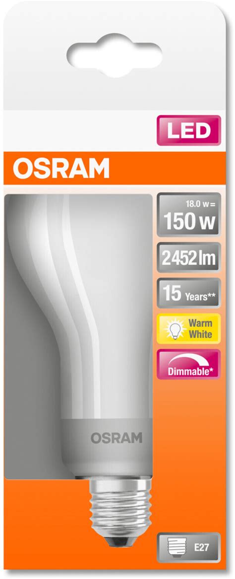 Osram Led Superstar Classic A W K E Warm White Au Meilleur