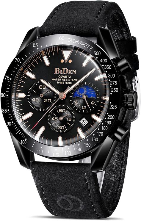 Benyar Uhren Herren Analog Quarz Chronograph Herrenuhren Wasserdicht