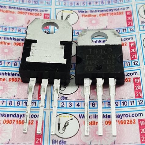 10 sản phẩm TIP122 Transistor 100V 5A NPN TO 220 chính hãng Shopee