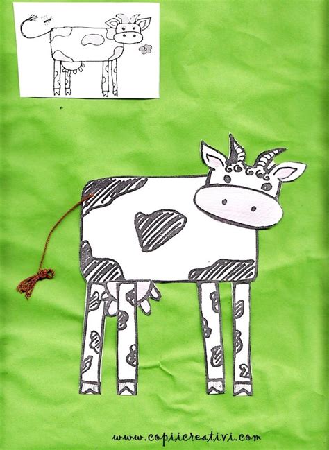 desen cu  vaca copii creativi childrens drawings drawings