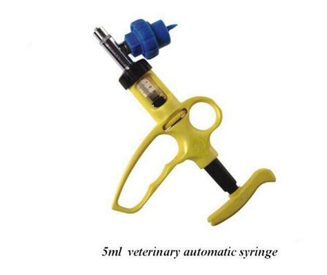 Veterinary Continuous Syringe Gun Animal Injector - Syringe and ...