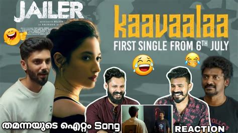 Kaavaalaa Jailer First Single Promo Reaction Malayalam Rajanikanth