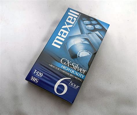 Maxell Gx Silver High Quality T Vhs Tape Brand New Reverb Uk