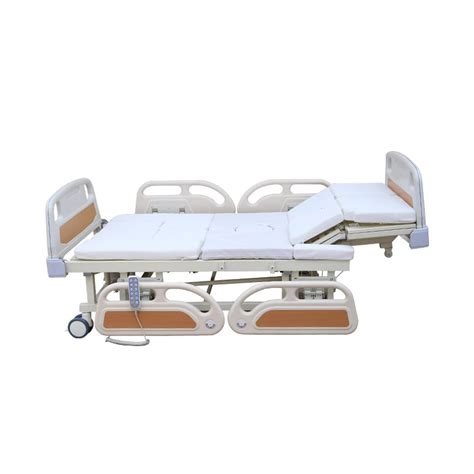 Adjustable Modern Medical Bed Electric Multi-function 4 Small Guardrail ...