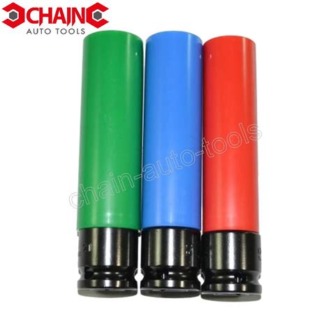 3pc Impact Socket Wplastic Sleeve Chain Enterprises Co Ltd