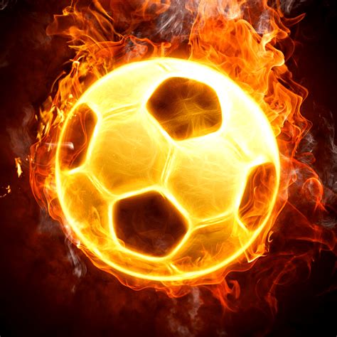 Soccer Ball On Fire Wallpapers on WallpaperDog