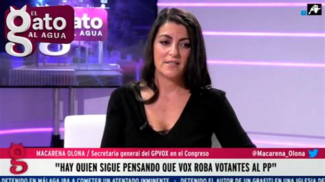 Macarena Olona Explica Que Hay Quien Sigue Pensando Que VOX Roba