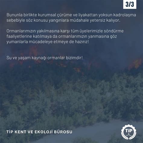 T P Ekoloji On Twitter Orman Yang Nlar Na Kar Iklim Acil Durumu