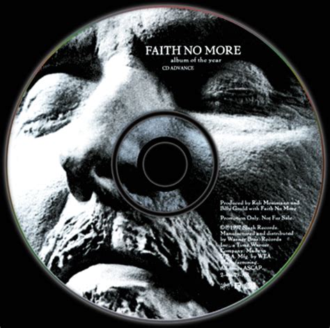 Faith No More Album Of The Year CD USA Promo