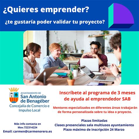 Vuelve el programa de ‘Ayuda al Emprendedor’ de la mano del