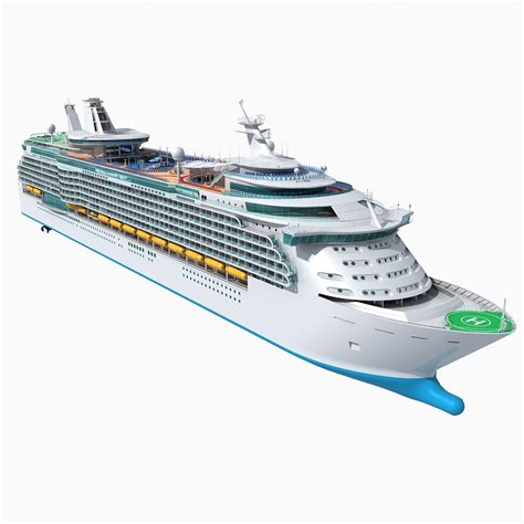 Quantum Of The Seas Cruise Ship D Model C D Fbx Lwo Max