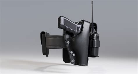 3D model police belt holster - TurboSquid 1397300