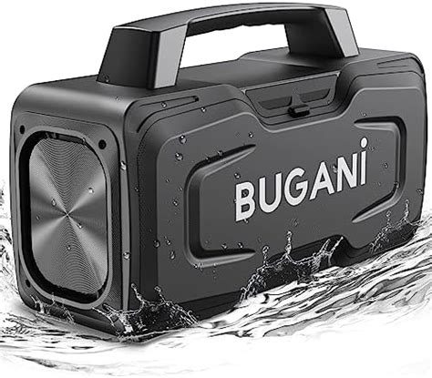 Bugani Haut Parleur Bluetooth Super Puissant W Haut Parleurs