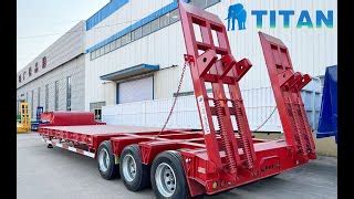 Naczepa Niskopodwoziowa Titan Line Axle Ton Low Bed Trailer