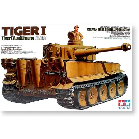 Tamiya 35227 1 35 Scale WWII German Tiger I Initial Production Tank