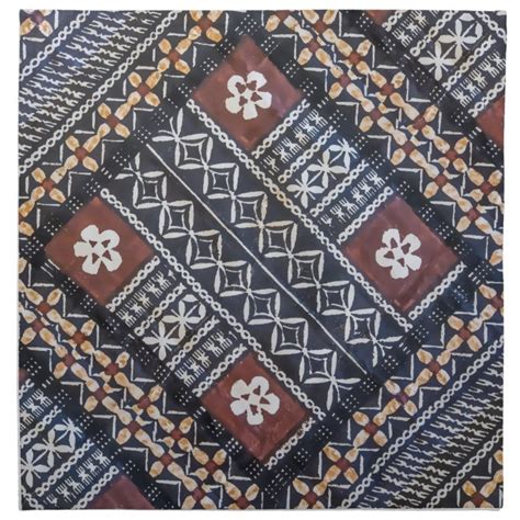 Fiji Tapa Cloth Print Cloth Napkins | Zazzle.com