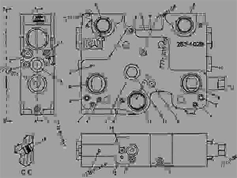 2477601 VALVE GROUP CONTROL HYDRAULIC BLOCK WHEEL TYPE LOADER