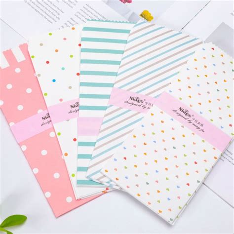 Stks Partij Kawaii Papier Envelop Zoete Leuke Br Grandado