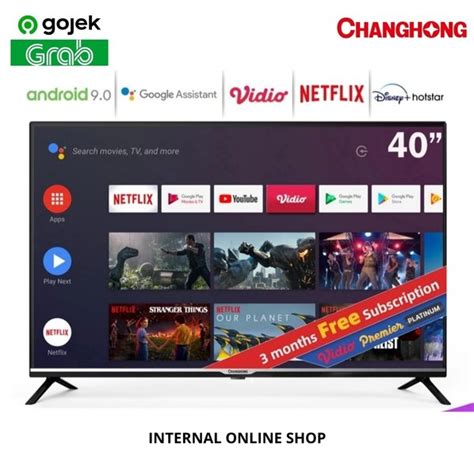 Jual Changhong L H Smart Tv Inch Android Tv Digital Tv Garansi