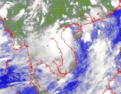 Tropical Cyclones In Track And Satellite Picture Of Tropical