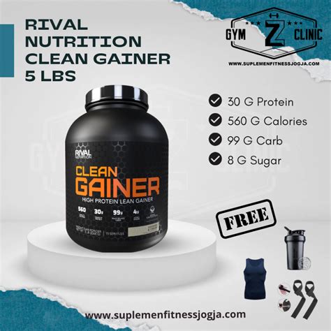 Jual Rival Nutrition Weight Gainer 5 Lbs High Protein Shopee Indonesia