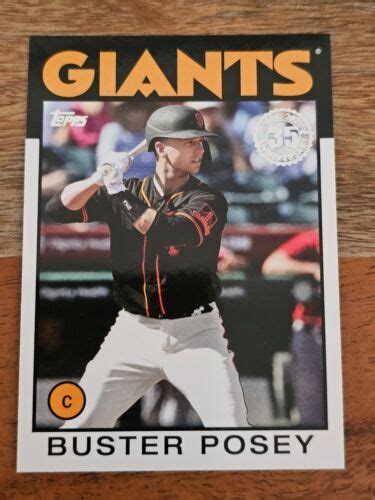 Topps Topps B Buster Posey San Francisco Giants Ebay