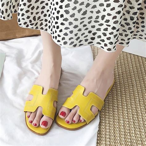 Hot Korean Fashion Flat Sandals For Women High Qualitysandal Shopee