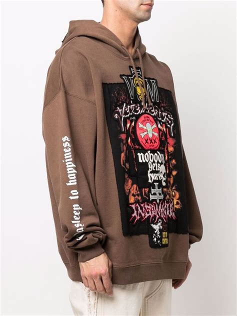 Logo Xs Metal Vetements Hoodie