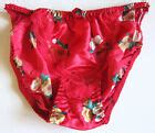 NEW VTG 100 Polyester Satin String Bikini Floral Lace Panties SZ S M L EBay