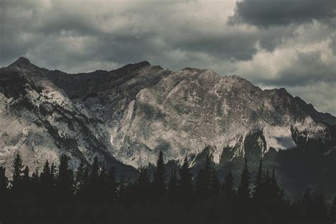 Mountain Landscape With Clouds Image Free Photo