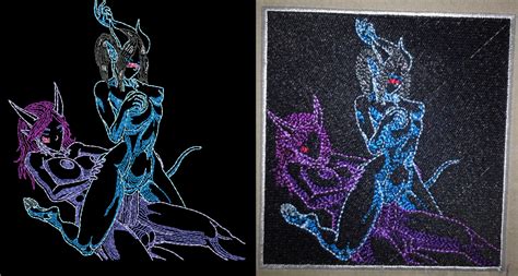 Something Different Erotic Embroidery By Lokiie Hentai Foundry