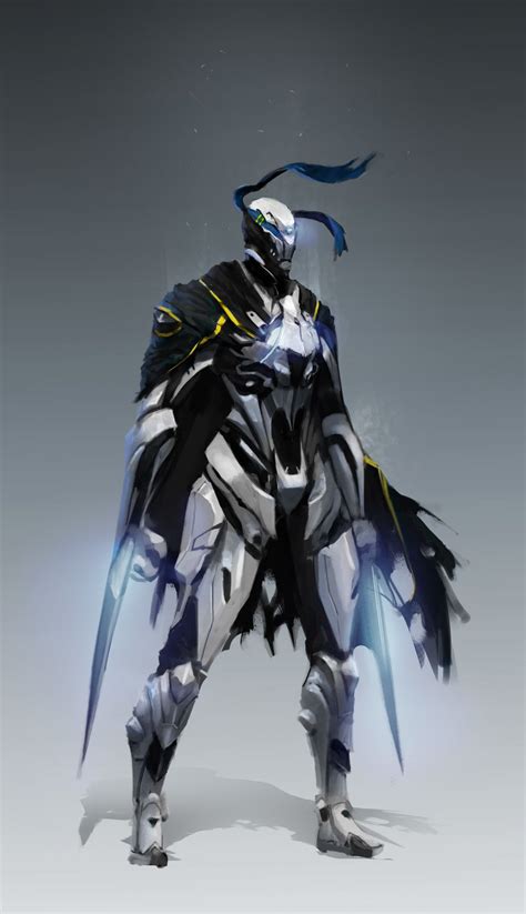 Sci Fi Knight Jeff Chen Concept Art Characters Robot Concept Art