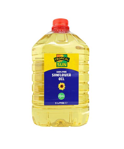 Tropical Sun Sunflower Oil 5l £1299