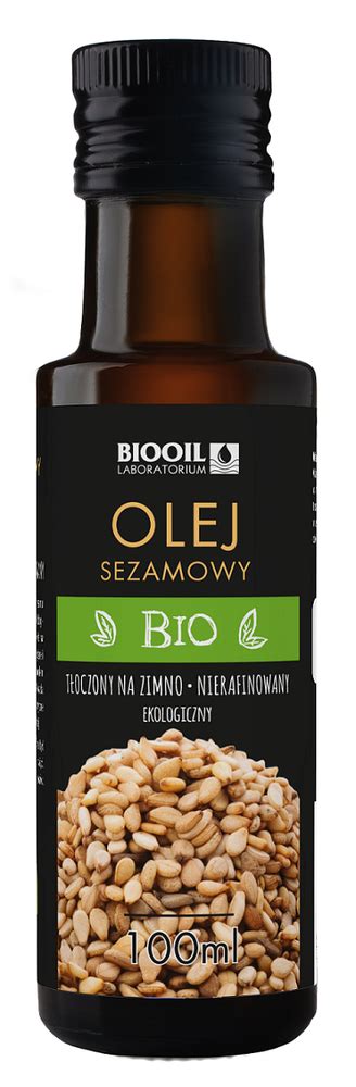 Olej Sezamowy T Oczony Na Zimno Bio Ml Biooil Dobra Cena