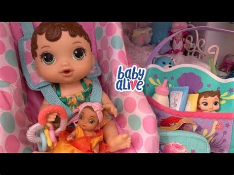 Packing Baby Alive Diaper Bag For Daycare YouTube